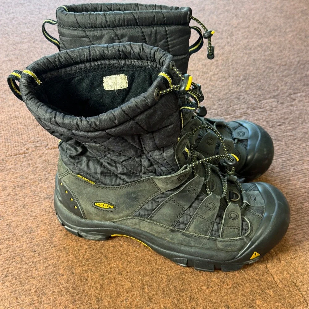 Keen Shellback Waterproof Winter Boots Black PrimaLoft 200g Insulated Womens 11